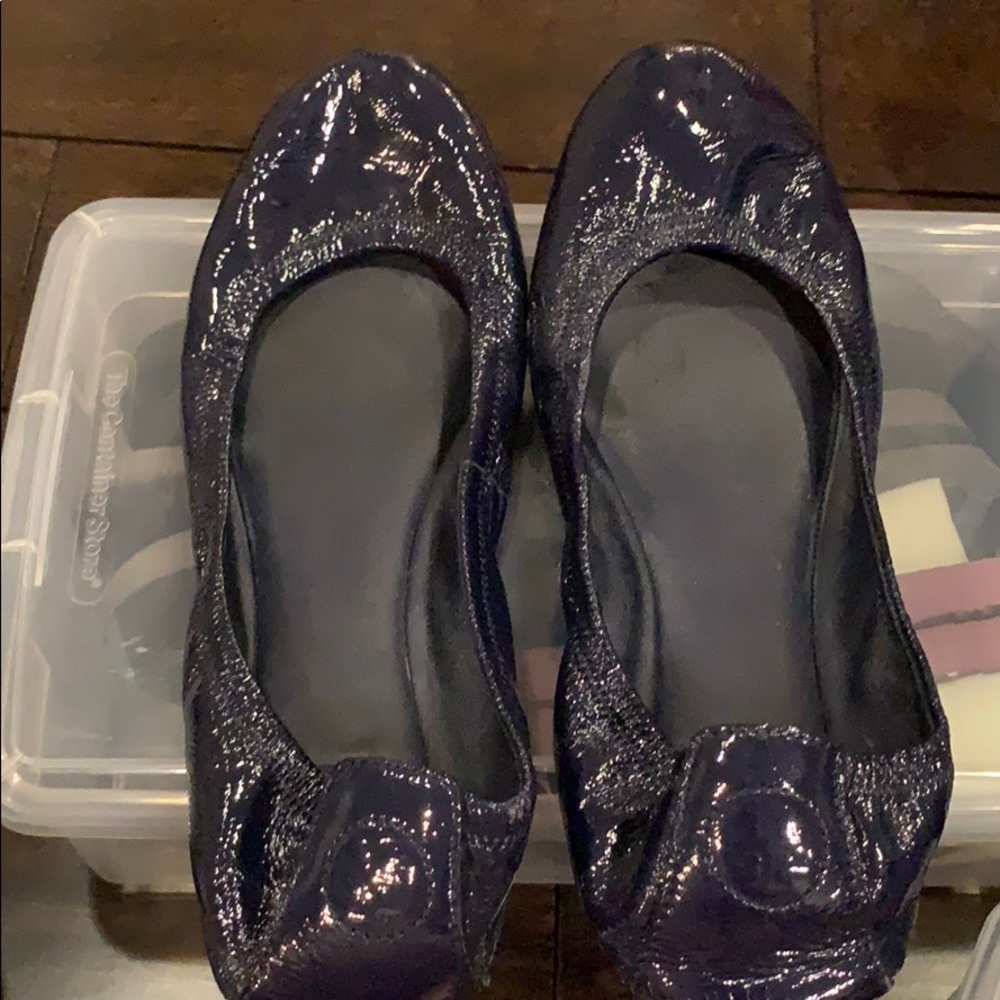EUC Tory Burch patent leather flats